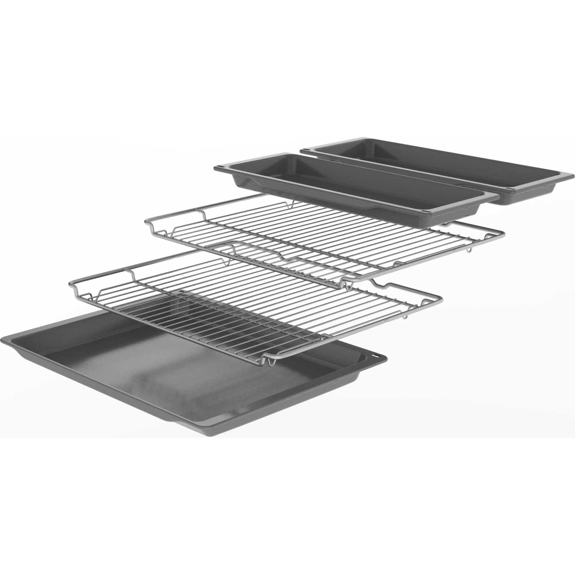 Bosch Series 4 NBS533BS0B Built-Under Double Oven- Stainless Steel