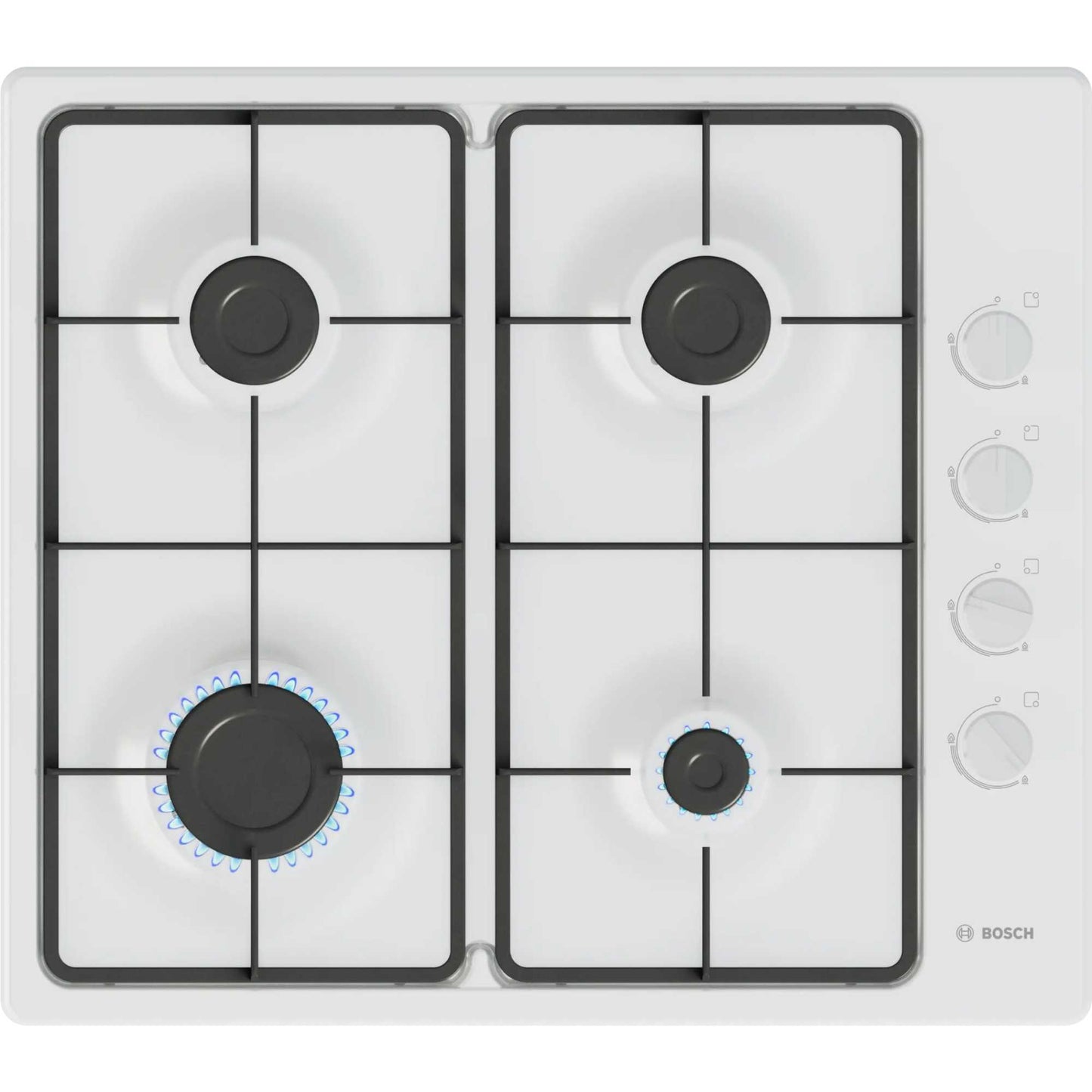 Bosch PBP6B2K60 Series 2 60cm Gas 4 Burner Hob - White