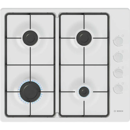 Bosch PBP6B2K60 Series 2 60cm Gas 4 Burner Hob - White