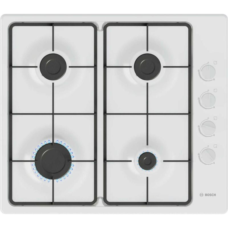 Bosch PBP6B2K60 Series 2 60cm Gas 4 Burner Hob - White