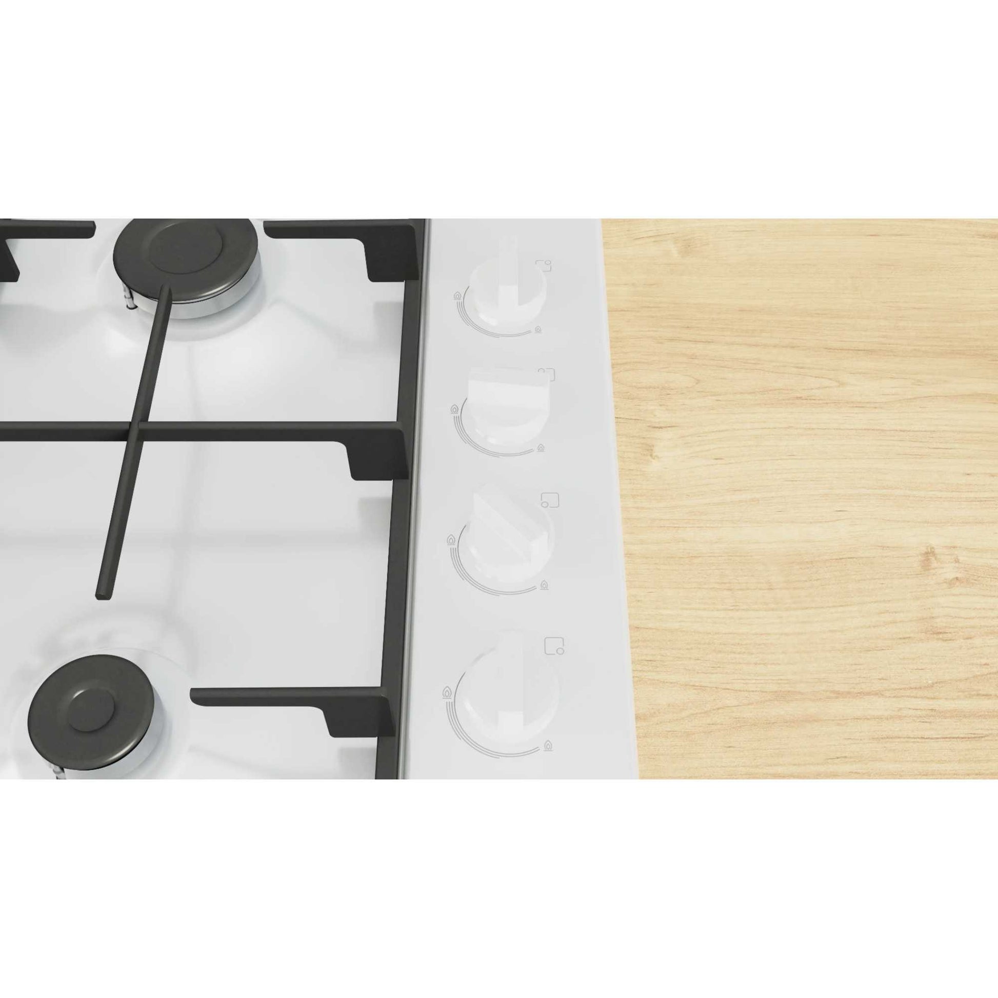 Bosch PBP6B2K60 Series 2 60cm Gas 4 Burner Hob - White