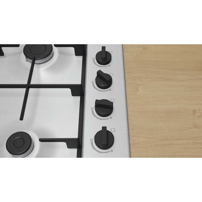 Bosch PBP6B5K60 Series 2 Gas 4 Burner Hob - Stainless Steel