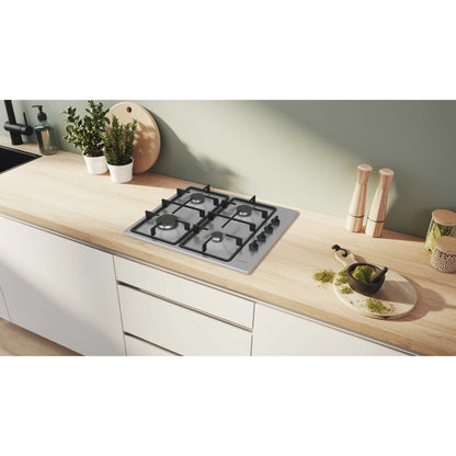 Bosch PBP6B5K60 Series 2 Gas 4 Burner Hob - Stainless Steel