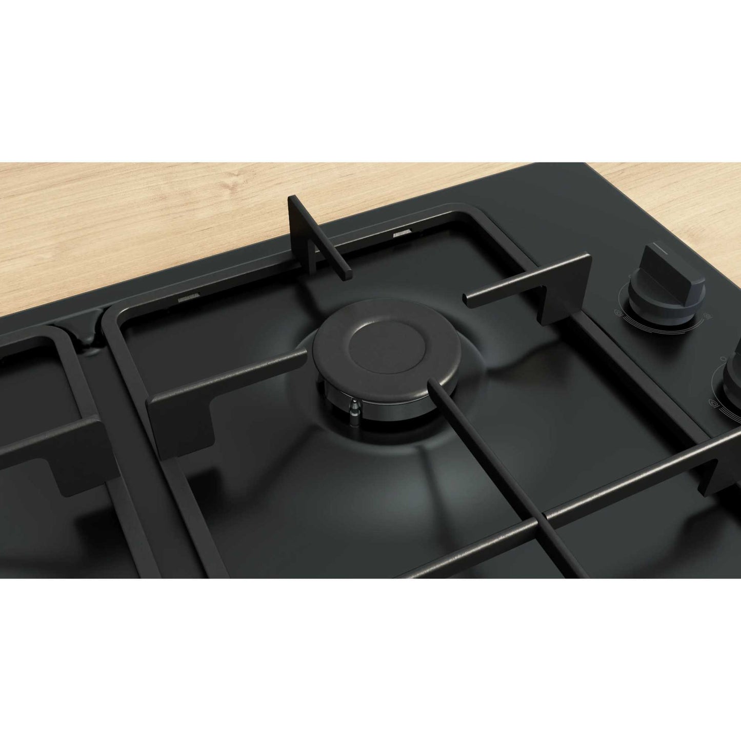 Bosch PBP6B6K60 Series 2 60cm Gas 4 Burner Hob - Black