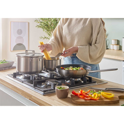 Bosch PCP6A5I90 Series 6 58cm 4 Zone Gas Hob - Stainless Steel