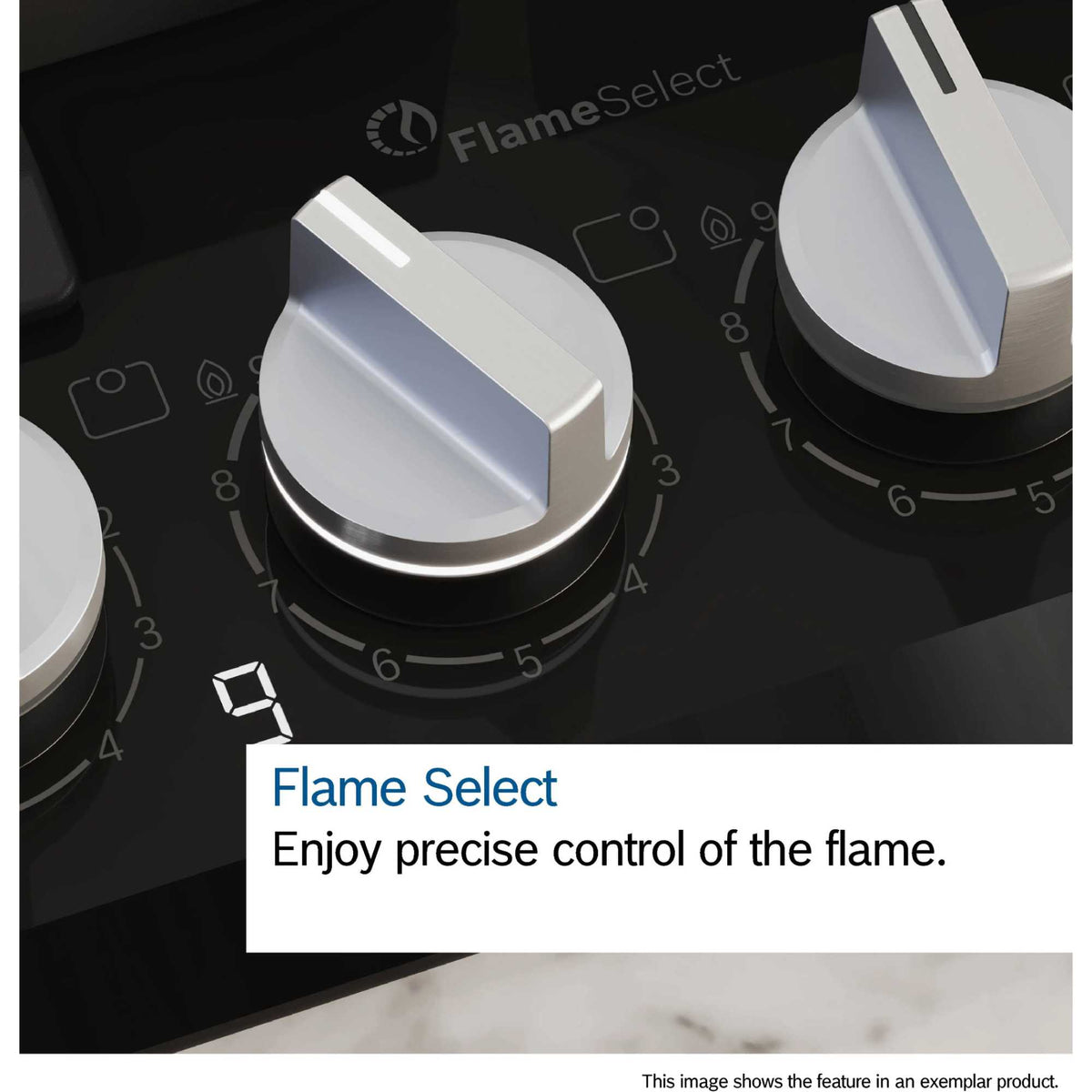 Bosch PCQ7A5I90 Series 6 75cm 5 Zone Gas Burner Hob - Stainless Steel