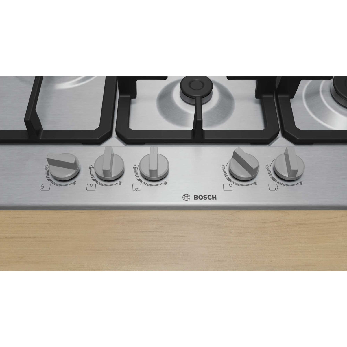 Bosch Series 4 PGM7B5K90 750mm Built-in Hob - Stainless Steel