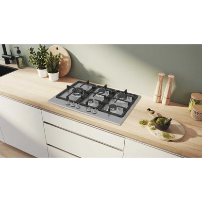 Bosch Series 4 PGM7B5K90 750mm Built-in Hob - Stainless Steel