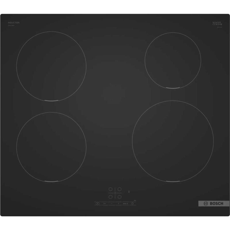 Bosch Series 4 60cm 4 Zone Induction Hob - Black