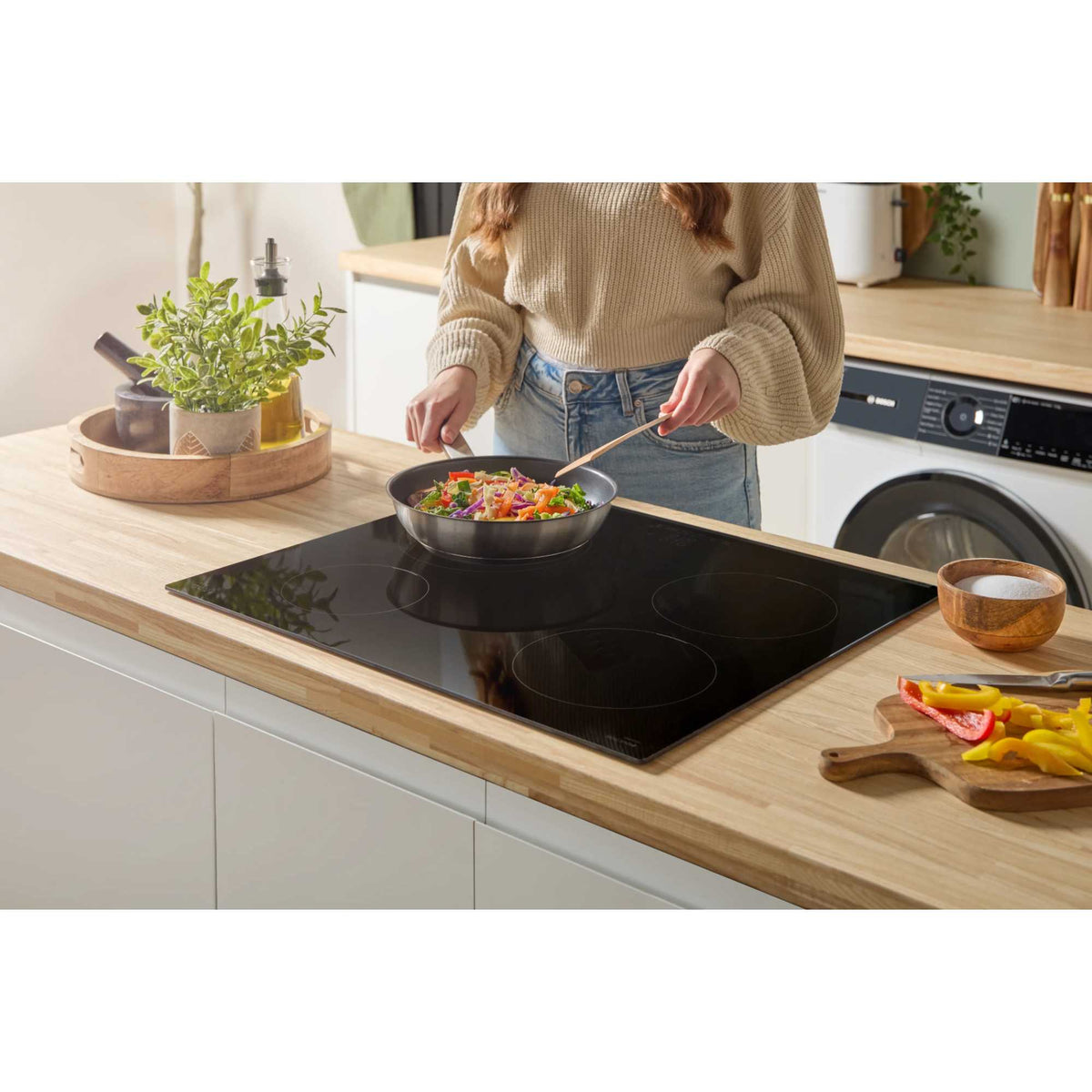 Bosch PIE631BB5E Series 4 60cm 4 Burner Induction Hob