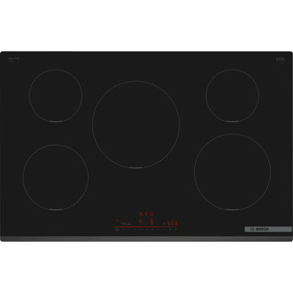 Bosch PIV831HB1E Series 6 5 Burner 80cm Induction Hob - Black