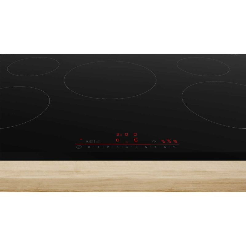 Bosch PIV831HB1E Series 6 5 Burner 80cm Induction Hob - Black
