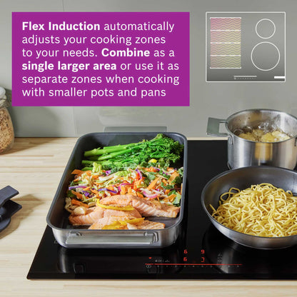 Bosch PIX631HC1E Series 6 60cm Induction Hob - Black