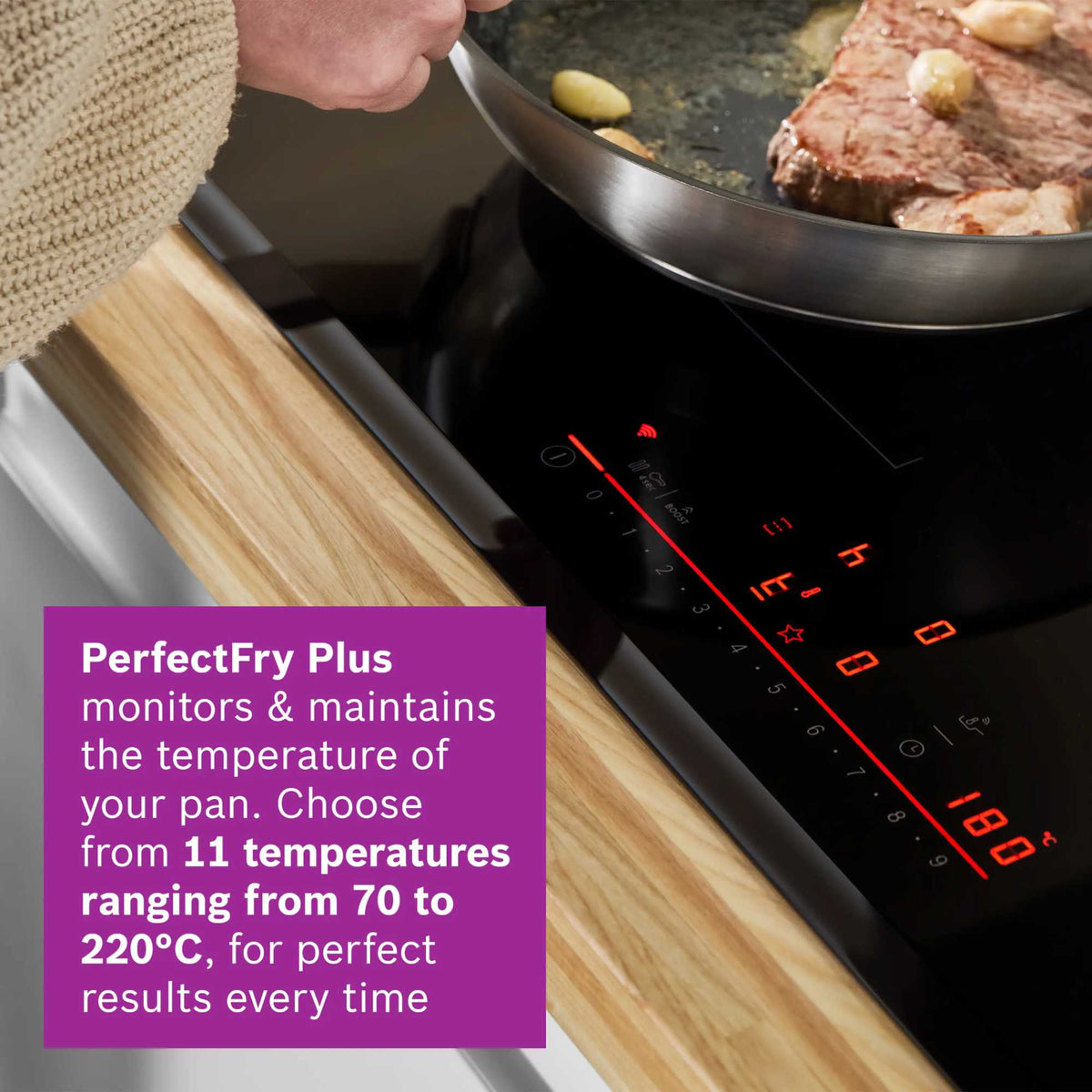 Bosch PIX631HC1E Series 6 60cm Induction Hob - Black