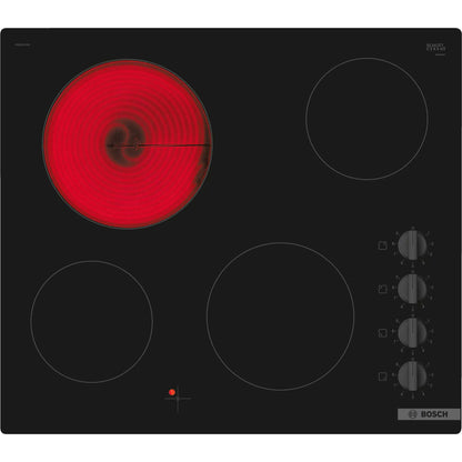 Bosch Series 2 PKE611CA3E 60cm Frameless Electric Hob - Black