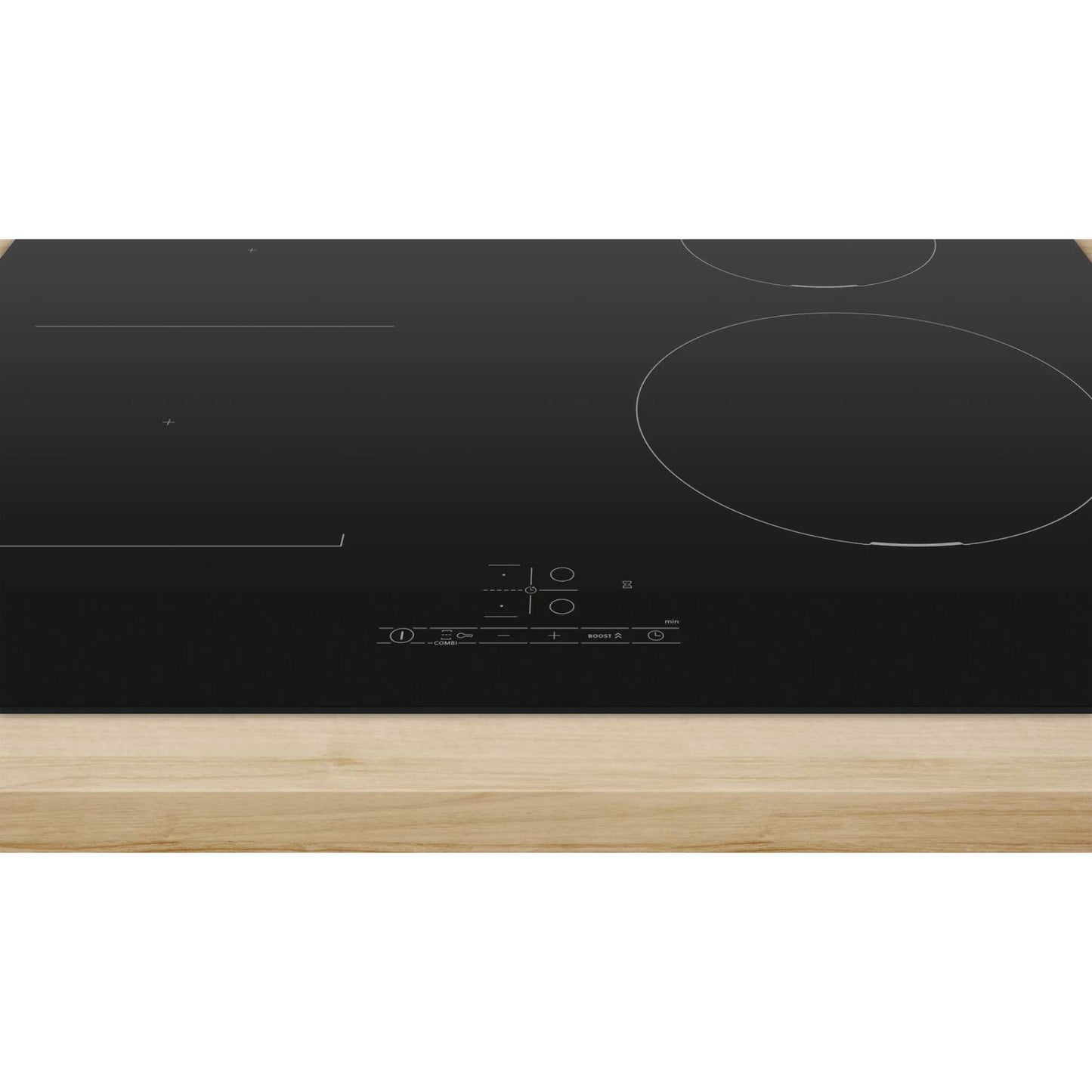Bosch PWP611BB5B 600mm 4 Burner Induction Hob with Plug