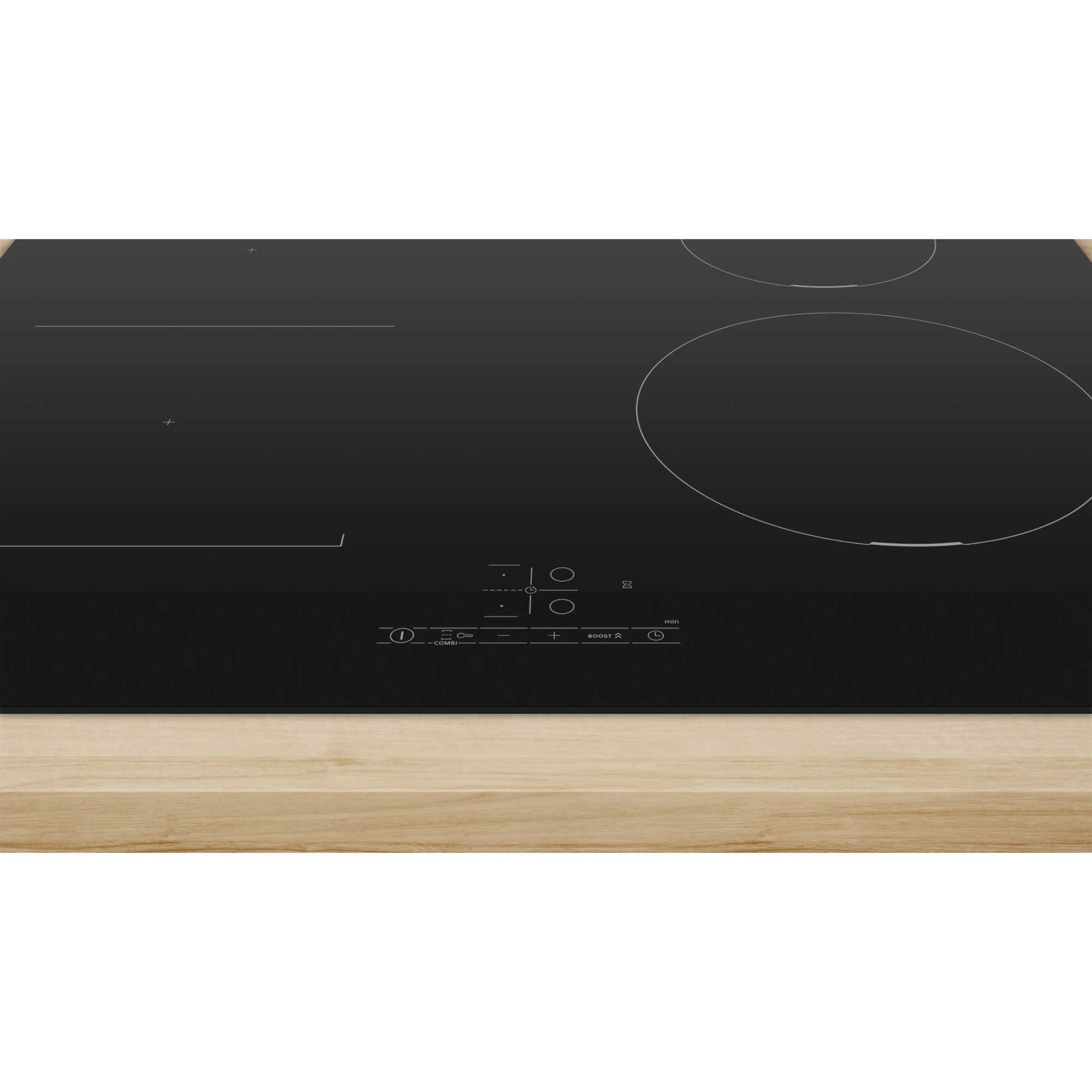 Bosch PWP611BB5B 600mm 4 Burner Induction Hob with Plug