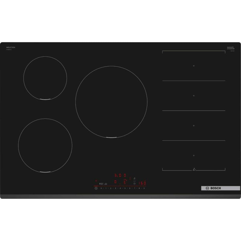 Bosch PXV831HC1E Series 6 80cm Smart 5 Burner Hob - Black
