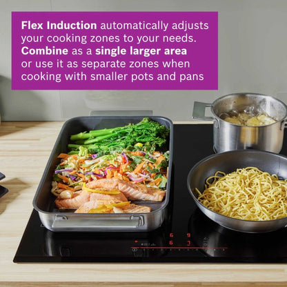 Bosch PXV831HC1E Series 6 80cm Smart 5 Burner Hob - Black