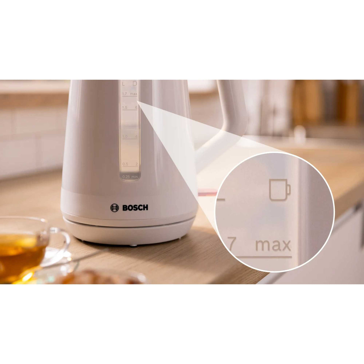 Bosch TWK1M121GB MyMoment 1.7L Kettle - White