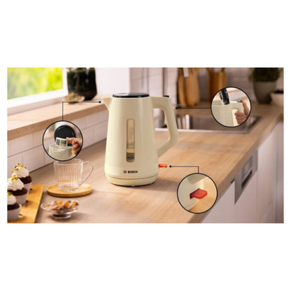 Bosch TWK1M127GB MyMoment 1.7L Kettle - Beige