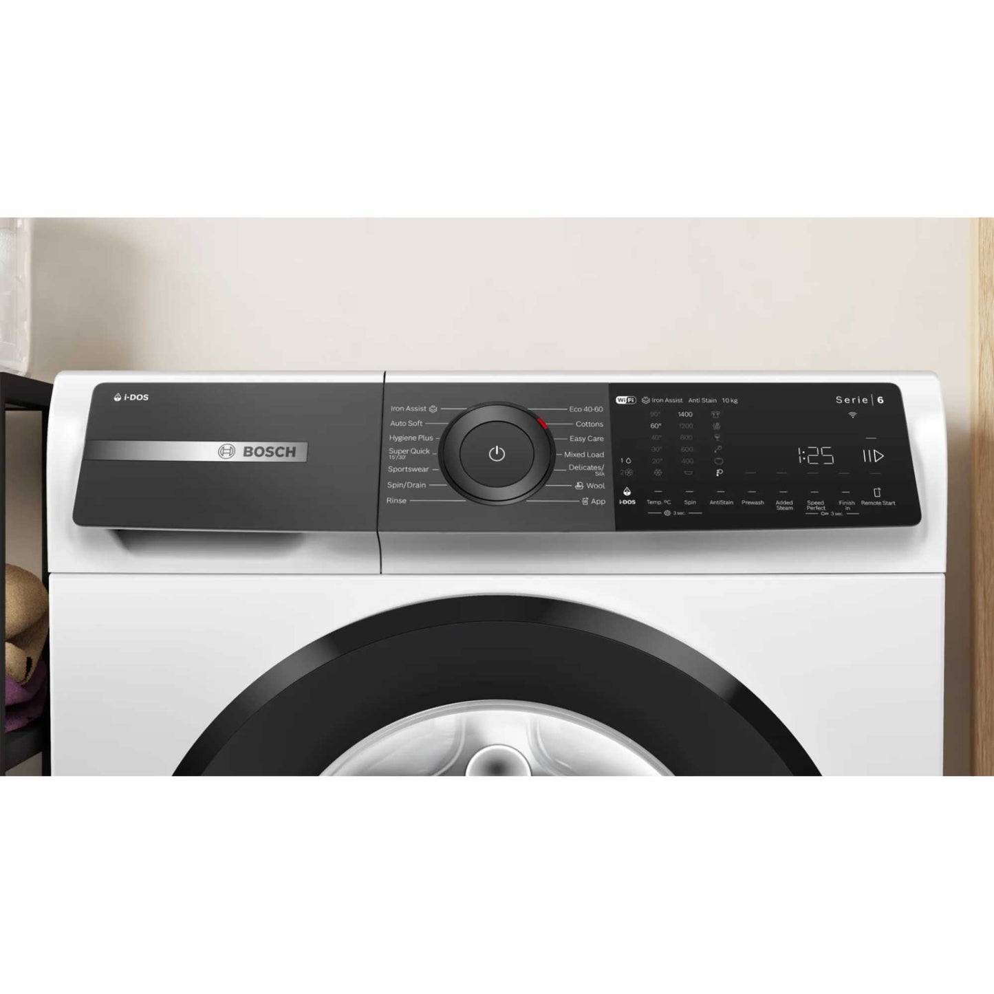 Bosch WGH254A0GB Series 6 10kg 1400rpm Smart Washing Machine with i-Dos