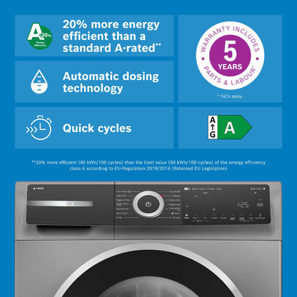 Bosch Series 6 10kg 1400rpm Washing Machine - WGH254ARGB