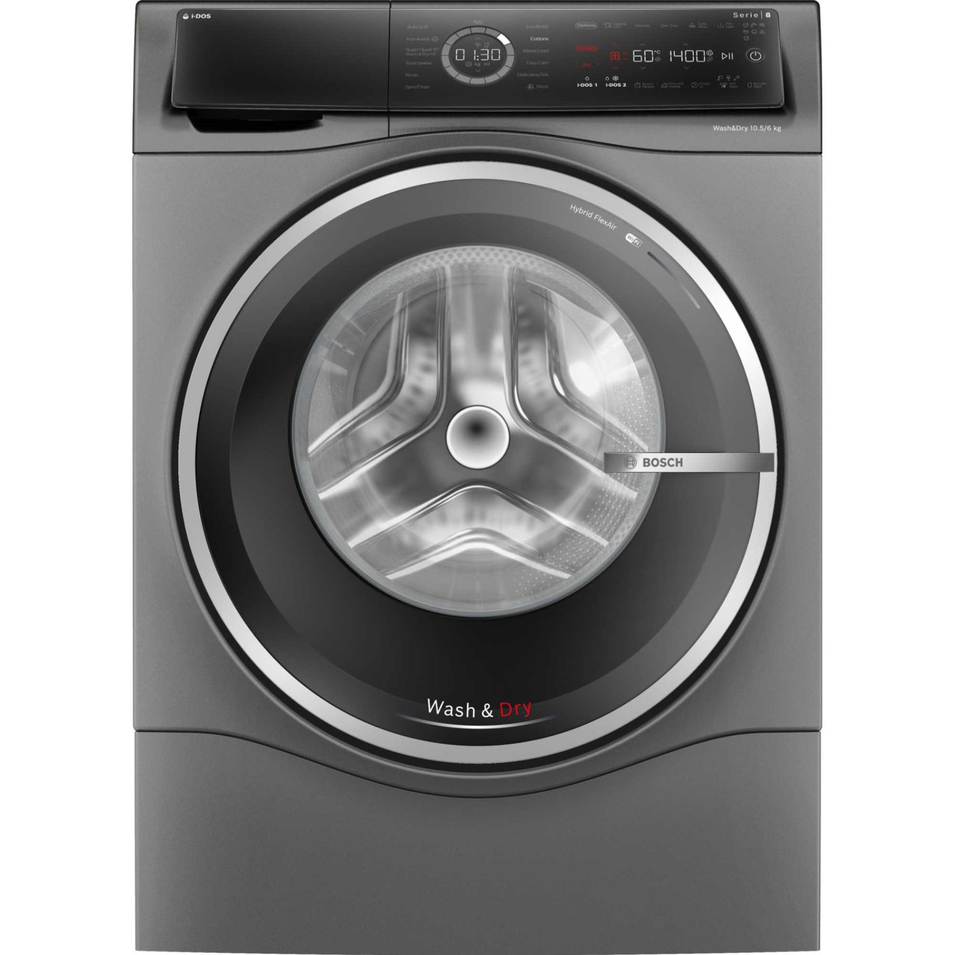 Bosch Series 8 10.5kg Wash 6kg Dry 1400rpm Washer Dryer - WNC254ARGB