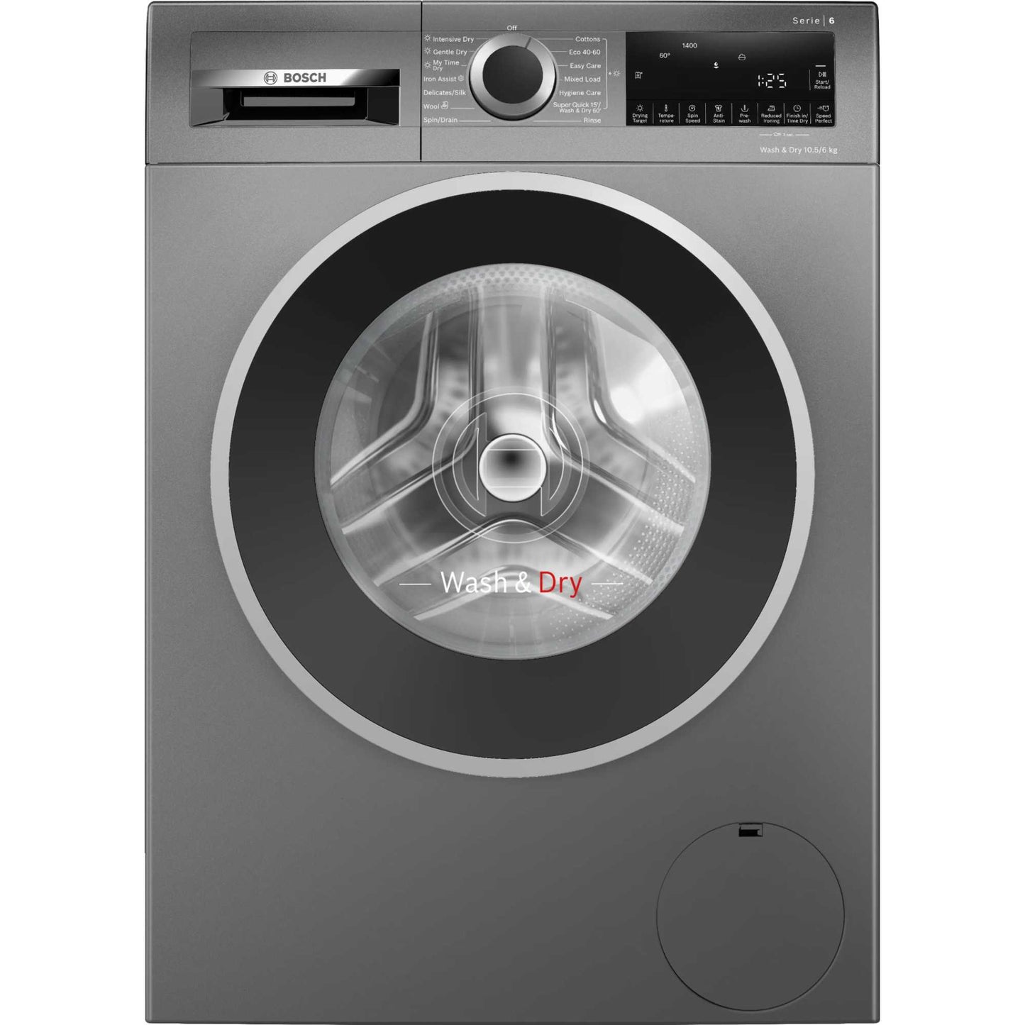Bosch Series 6 10.5kg Wash 6kg Dry 1400rpm Washer Dryer - WNG254R1GB