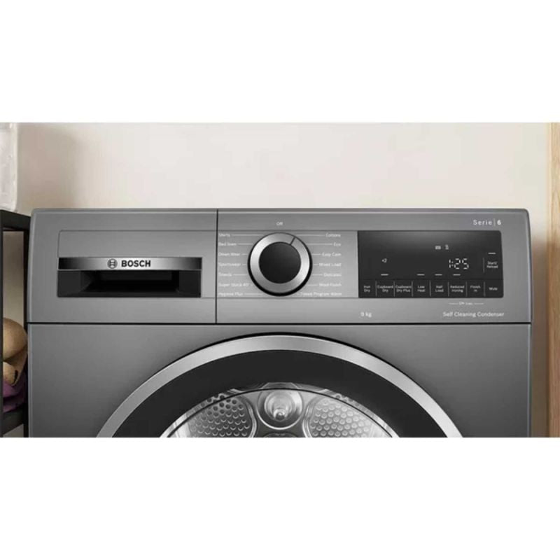 Bosch Series 6 9kg Heat Pump Tumble Dryer - WQG245R2GB