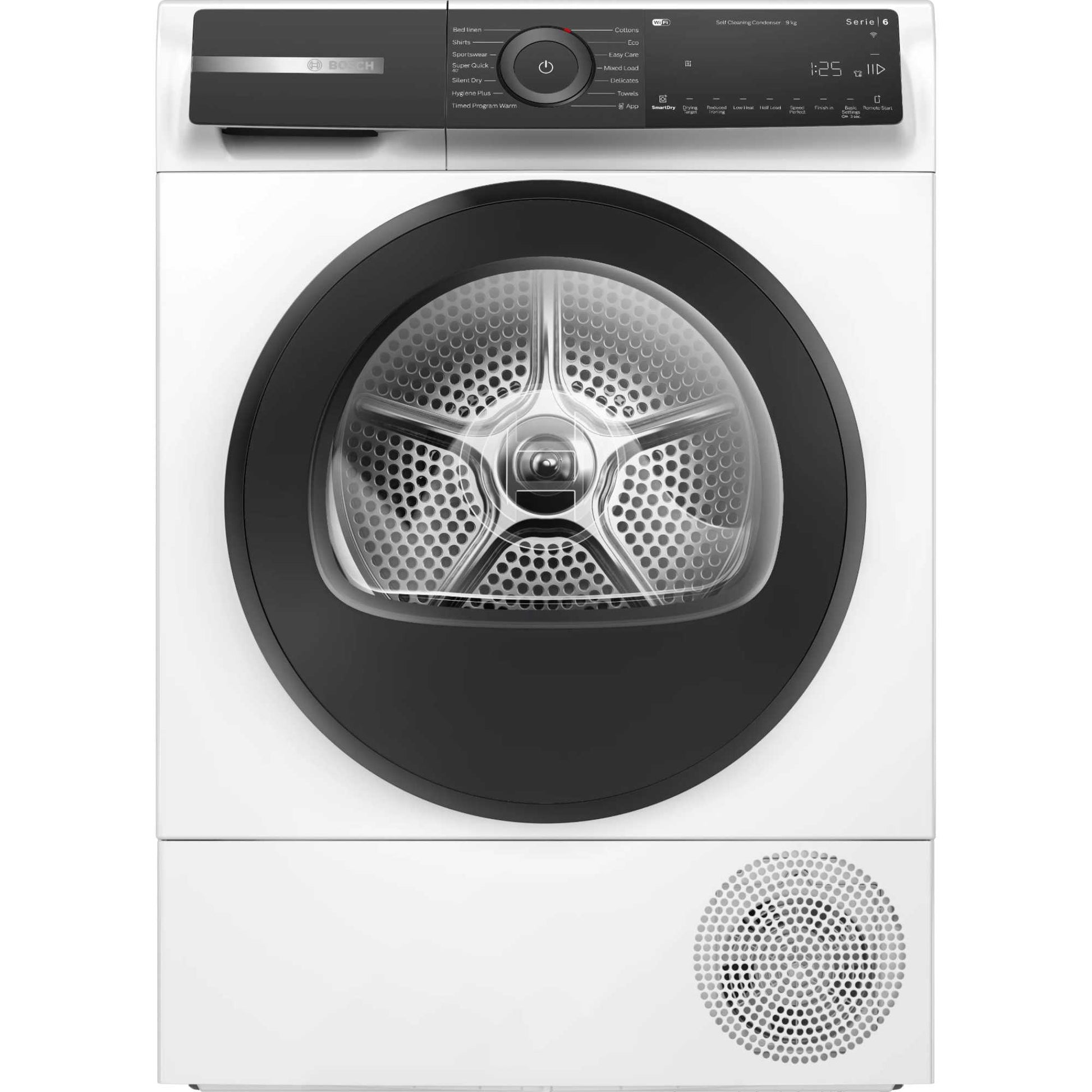 Bosch Series 6 9kg Heat Pump Tumble Dryer - WQH246D9GB