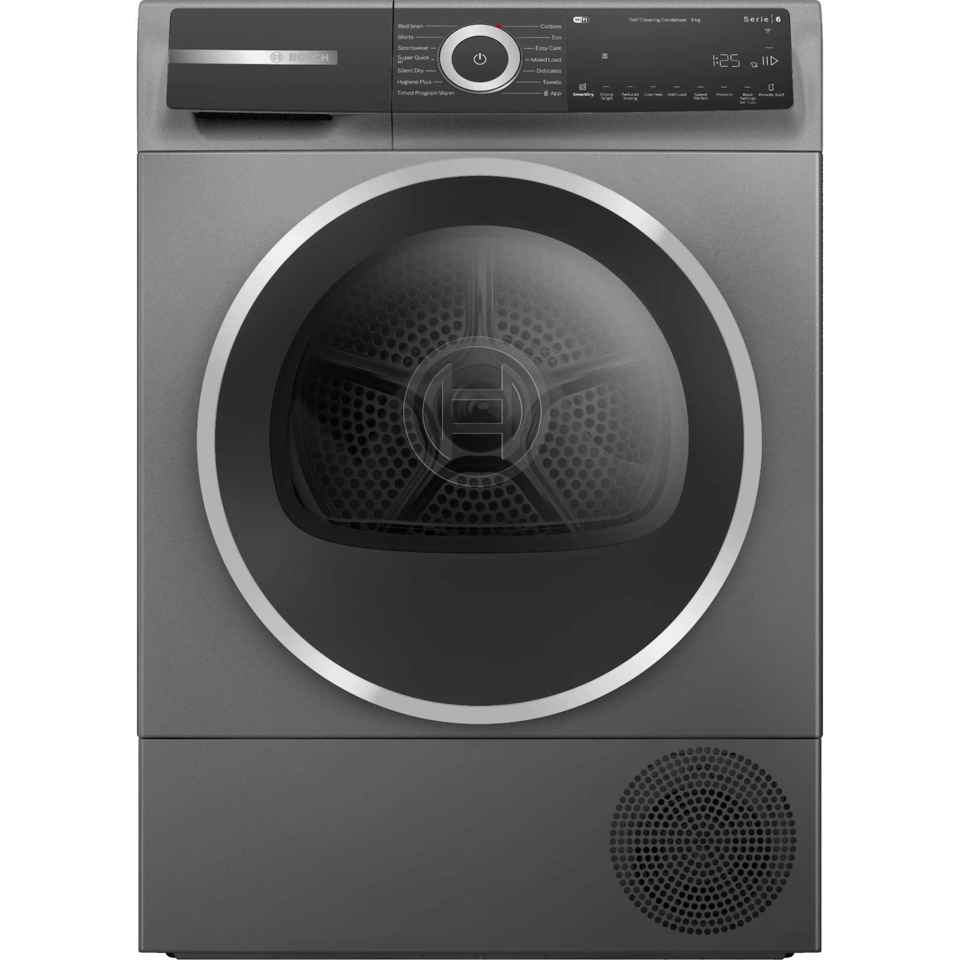 Bosch Series 6 9kg Heat Pump Tumble Dryer - WQH246DRGB