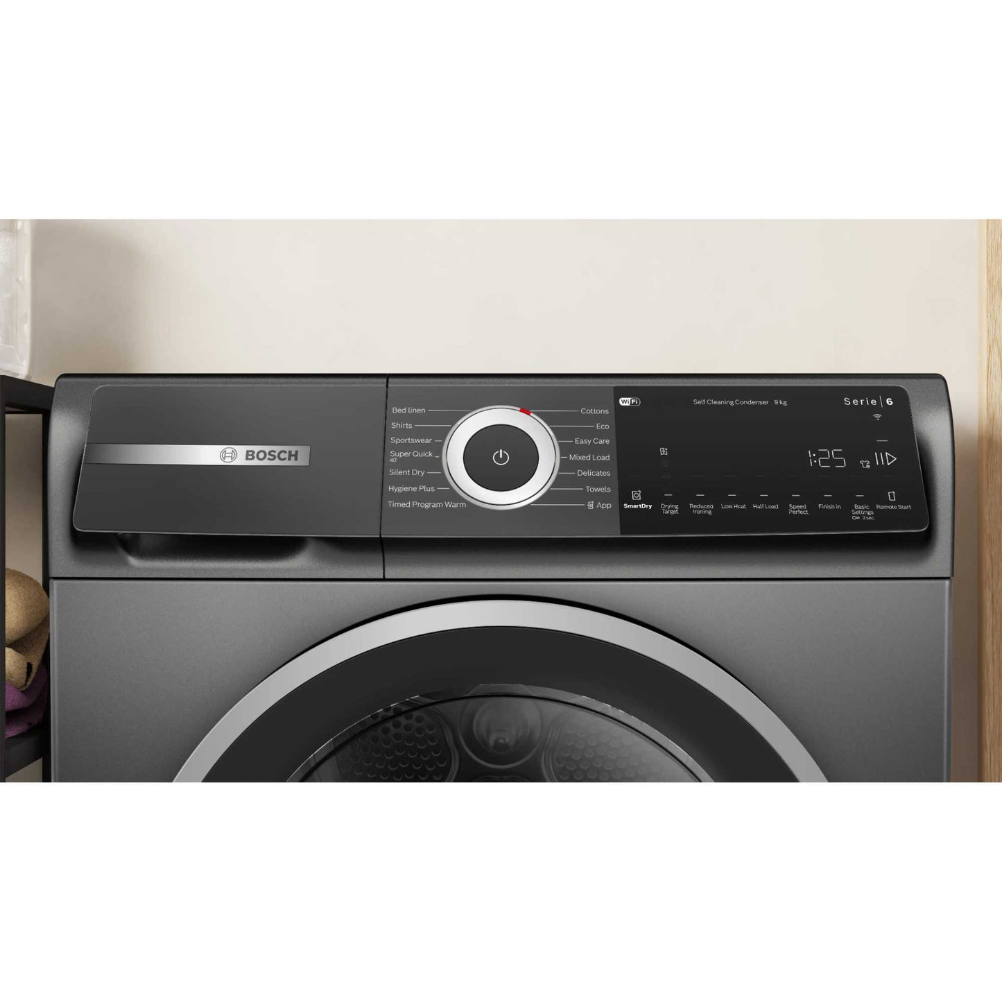 Bosch Series 6 9kg Heat Pump Tumble Dryer - WQH246DRGB