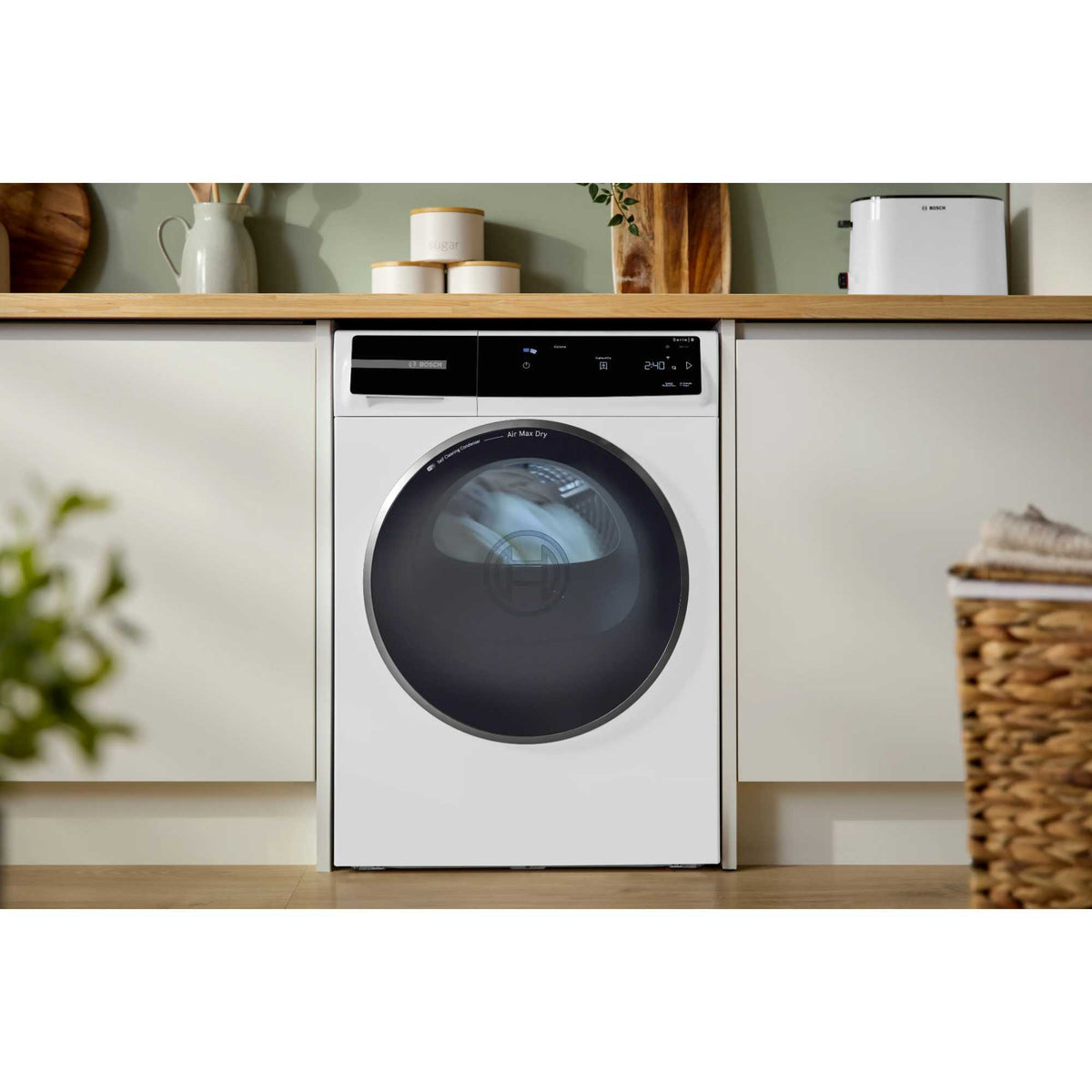 Bosch Series 8 9kg Heat Pump Tumble Dryer - WRB247C9GB