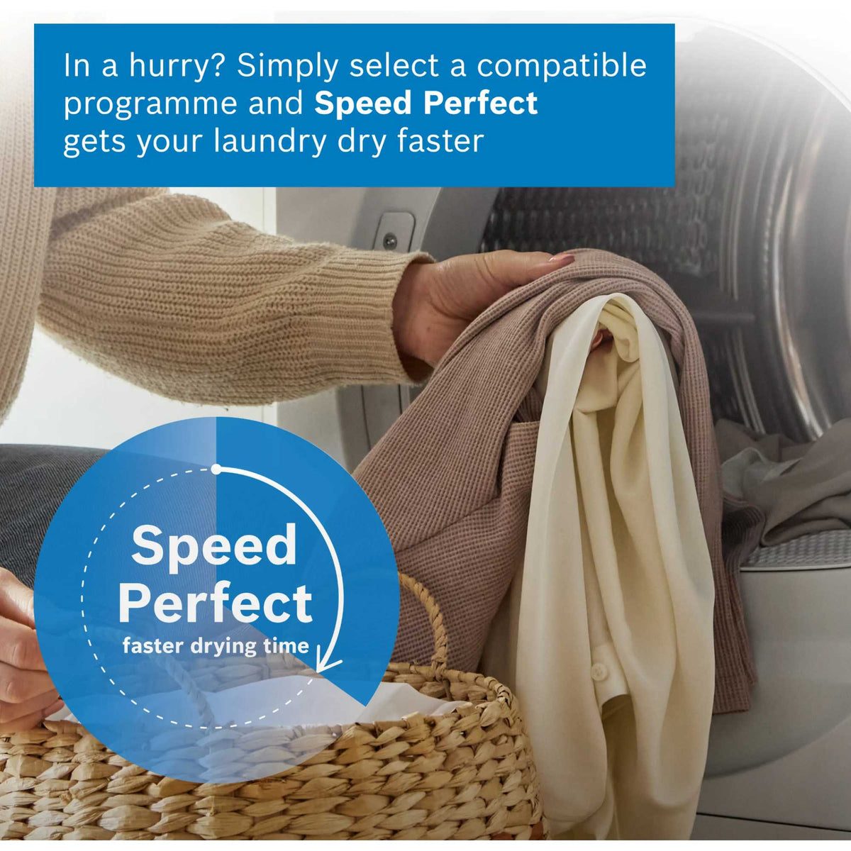 Bosch Series 8 9kg Heat Pump Tumble Dryer - WRB247C9GB