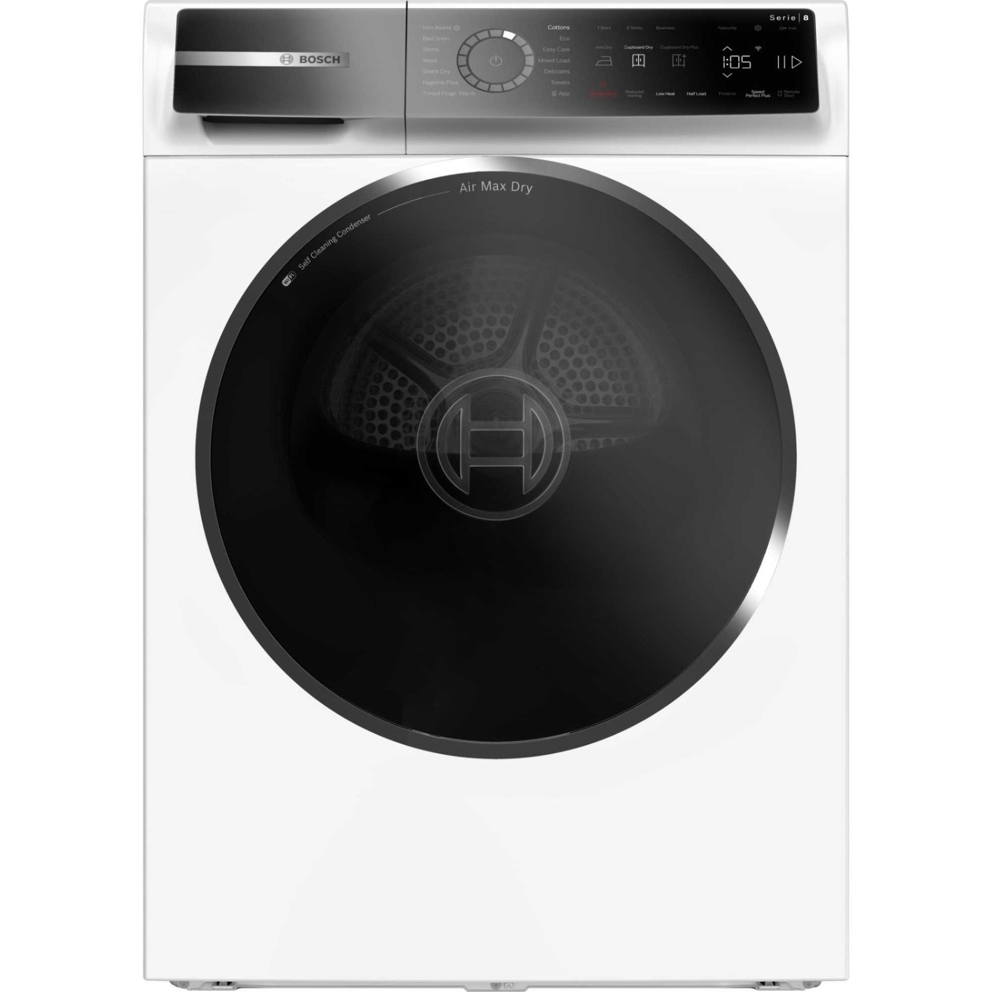 Bosch Series 8 9kg Heat Pump Tumble Dryer - WRB247C9GB