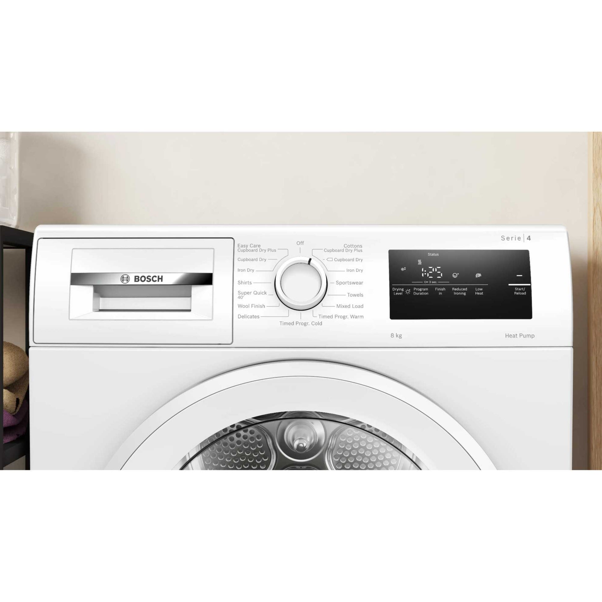 Bosch Series 4 8kg Heat Pump Tumble Dryer - WTH85225GB