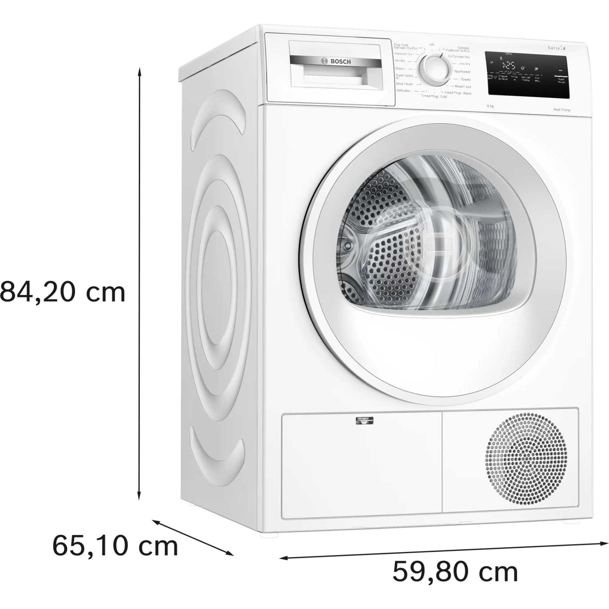 Bosch Series 4 8kg Heat Pump Tumble Dryer - WTH85225GB