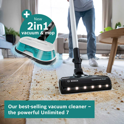 Bosch Unlimited 7 Aqua Cordless Vacuum Cleaner - BCS71HYGGB