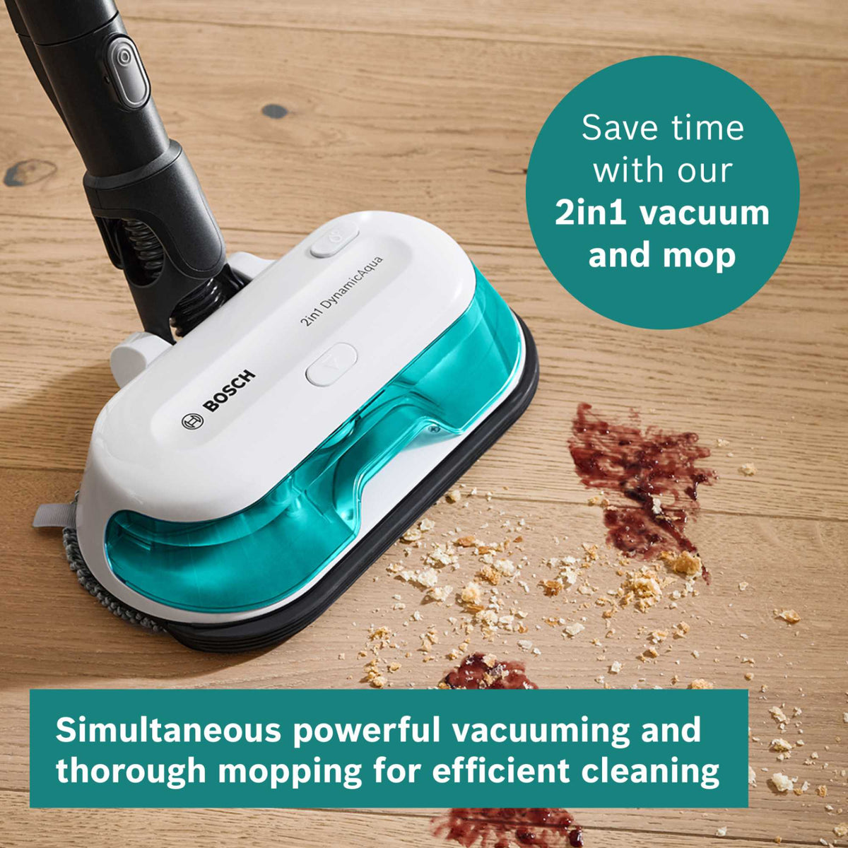 Bosch Unlimited 7 Aqua Cordless Vacuum Cleaner - BCS71HYGGB