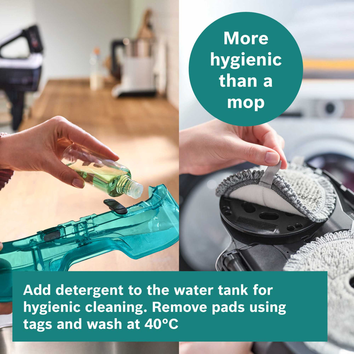 Bosch Unlimited 7 Aqua Cordless Vacuum Cleaner - BCS71HYGGB