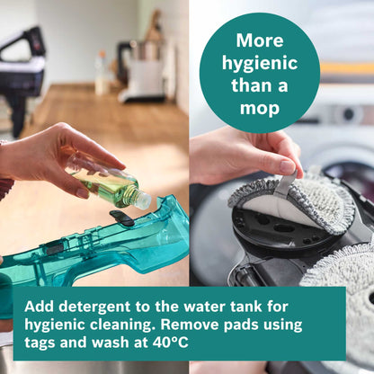 Bosch Unlimited 7 Aqua Cordless Vacuum Cleaner - BCS71HYGGB