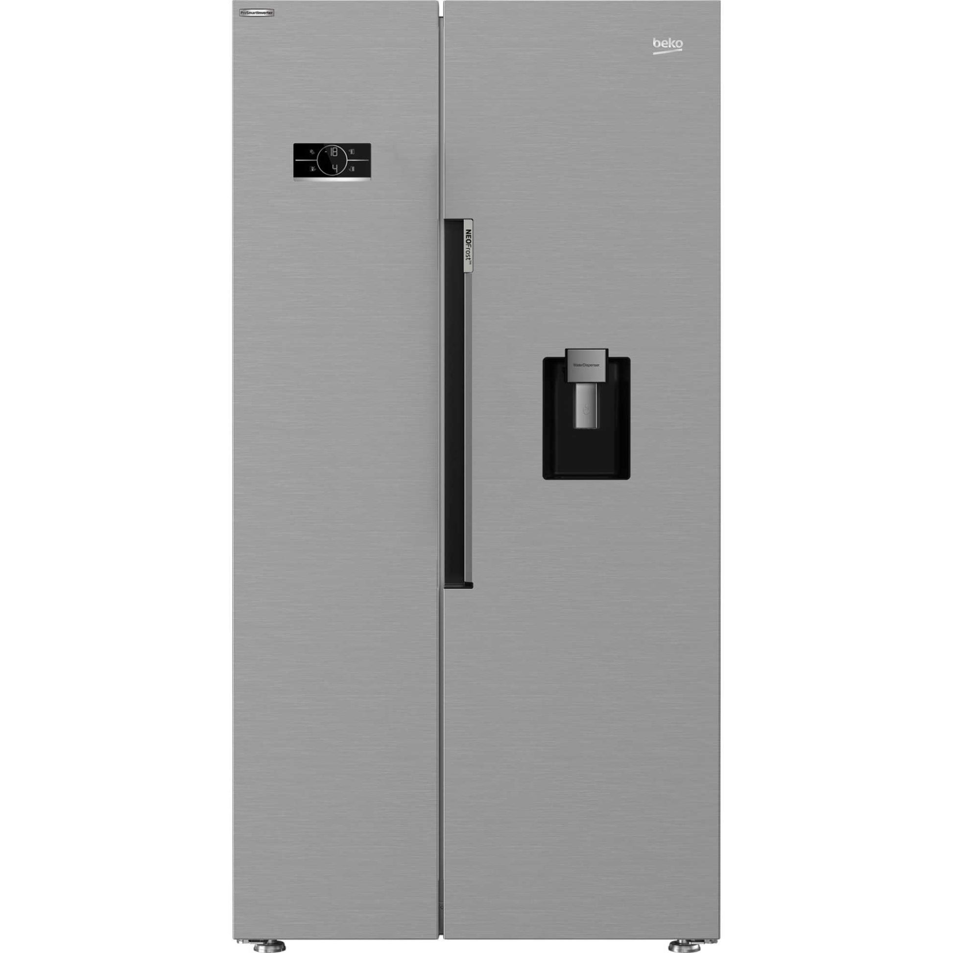 Beko American Style Fridge Freezer 70/30 NeoFrost - Stainless Steel - ASD2442VPS