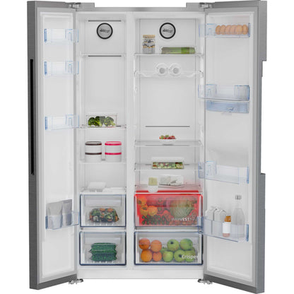 Beko American Style Fridge Freezer 70/30 NeoFrost - Stainless Steel - ASD2442VPS