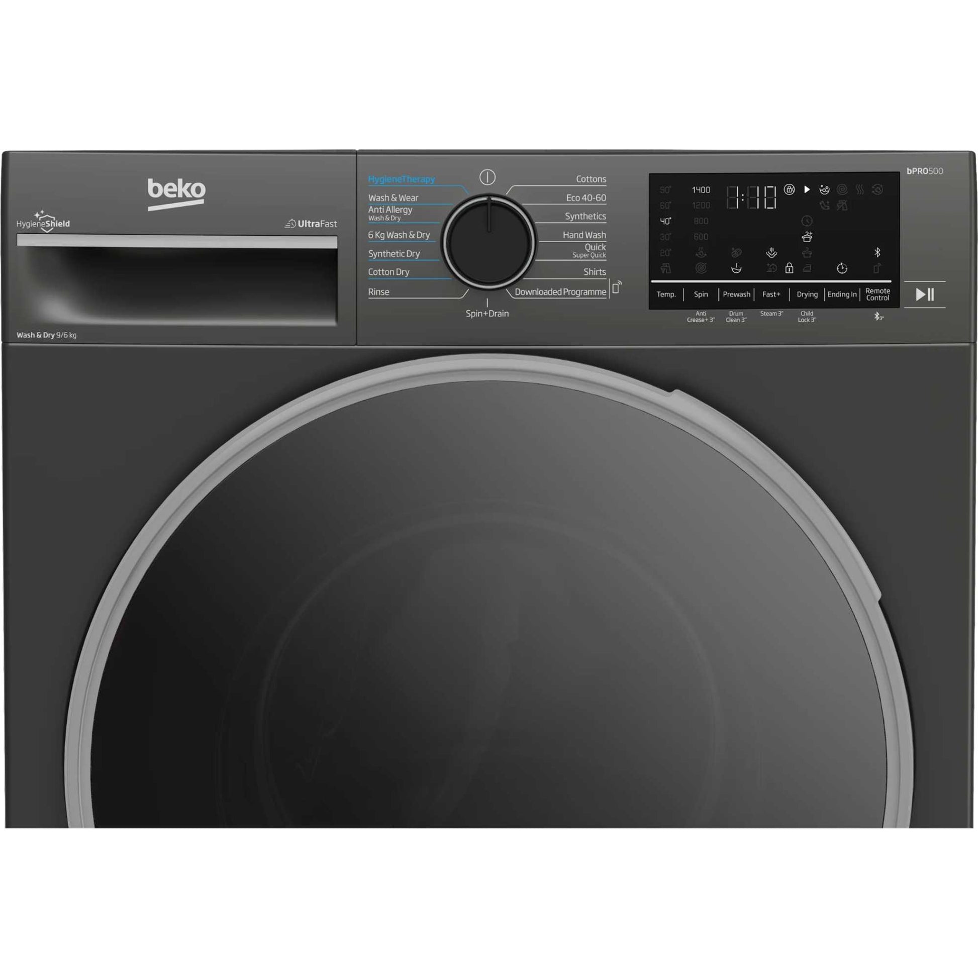 Beko 9kg Wash 6kg Dry 1400rpm Washer Dryer - B5D59645UG