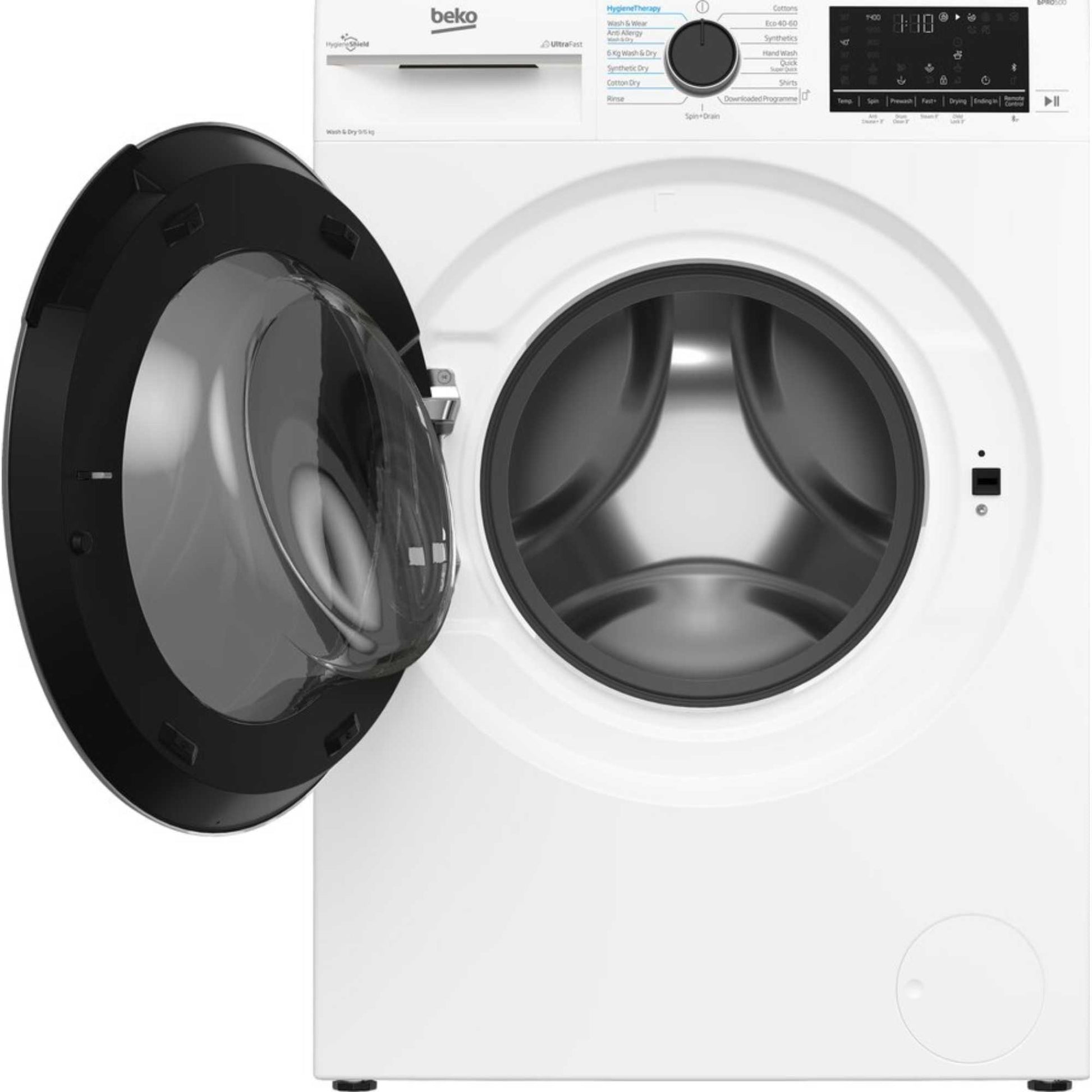 Beko 9kg Wash 6kg Dry 1400rpm Washer Dryer - B5D59645UW