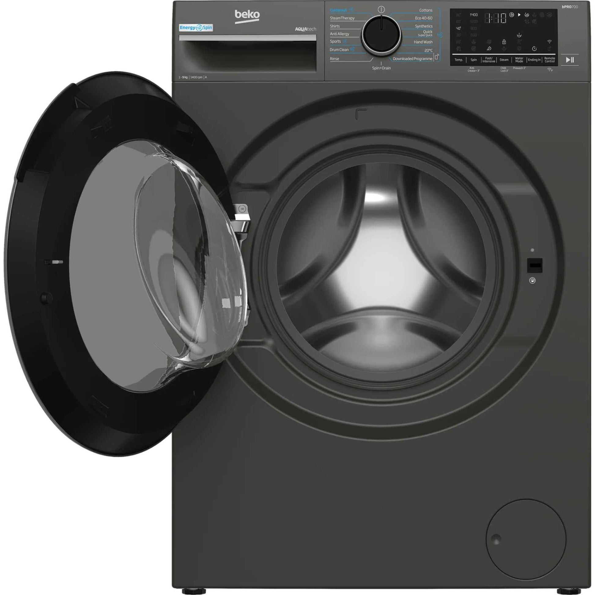 Beko 9kg 1400rpm Washing Machine - B5W59411AG