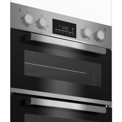Beko BBADF22300X Built-In Double Oven 105L Capacity