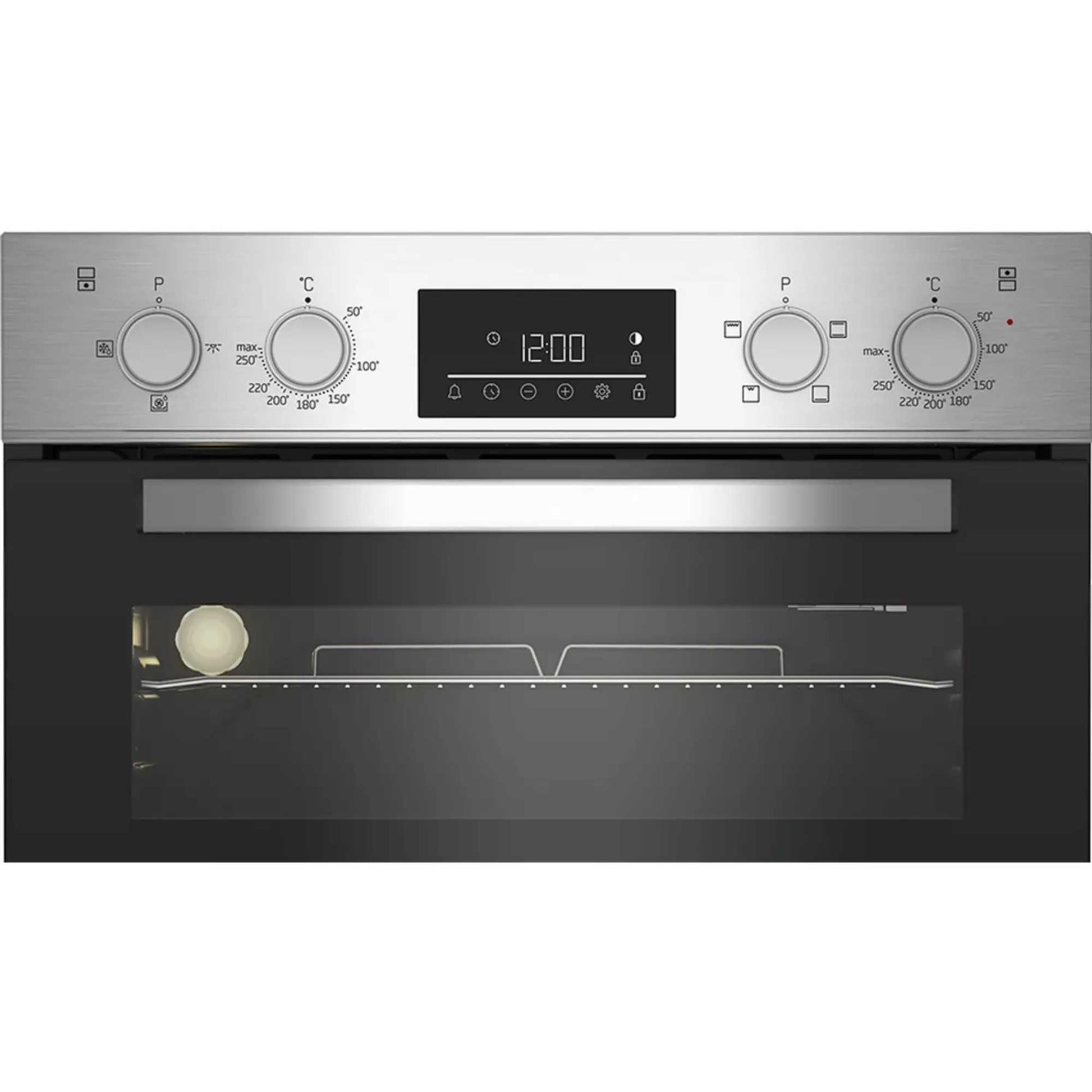 Beko BBADF22300X Built-In Double Oven 105L Capacity