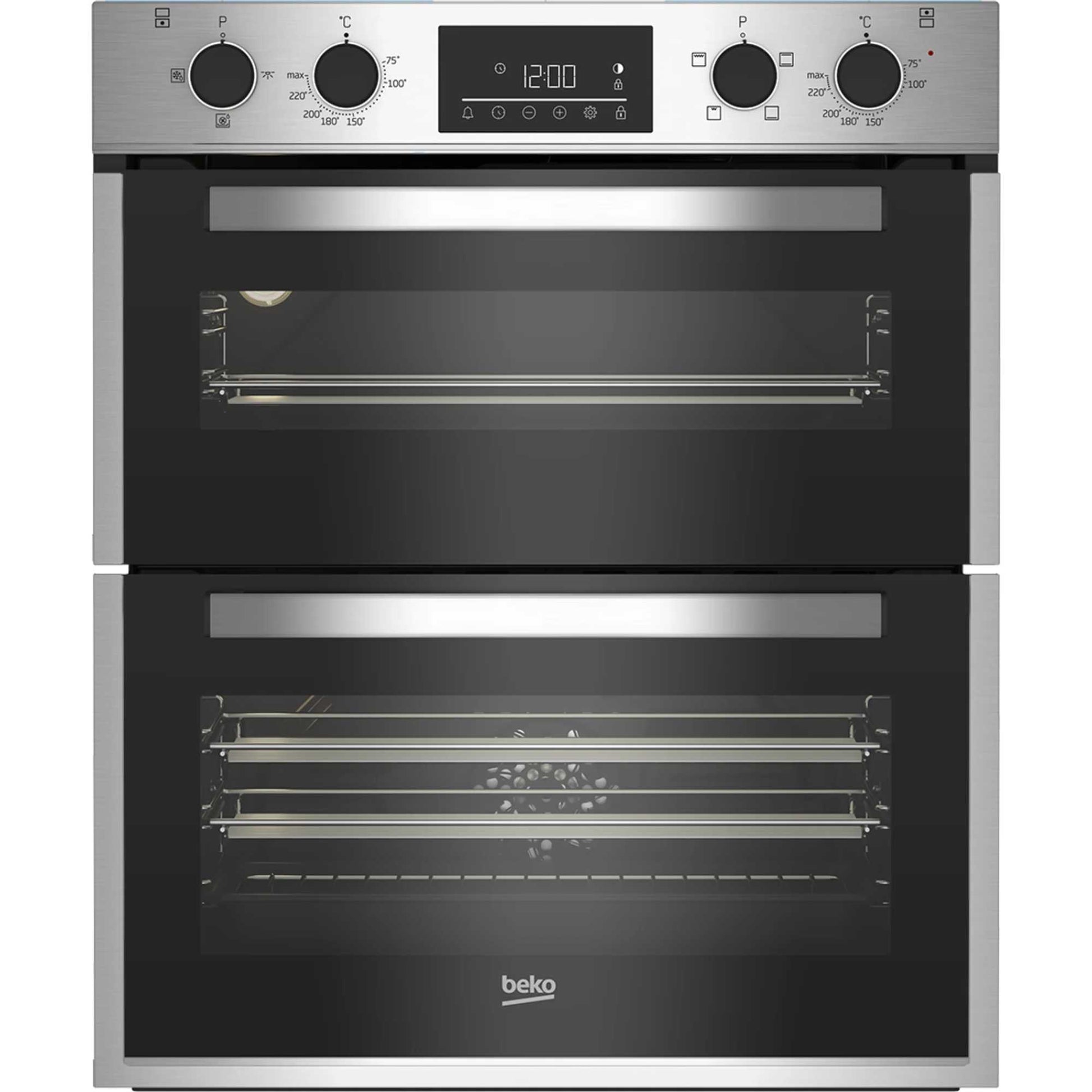 Beko BBTF26300X Built-Under Double Oven